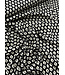 Madeline Ikat print zwart - satijn viscose