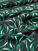 Madeline leaves - donkergroen en zwart- geweven viscose