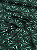 Madeline leaves - donkergroen en zwart- geweven viscose