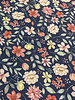 Madeline floral splendor - navy blue - softshell
