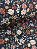 Madeline floral splendor - navy blue - softshell