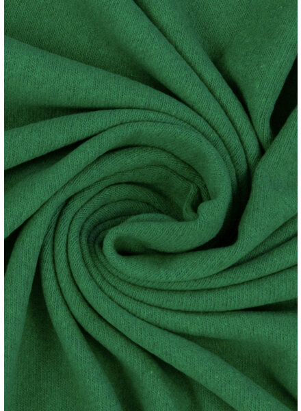 Swafing grass green - soft, dimensionally stable knitted fabric EXTRA WIDE