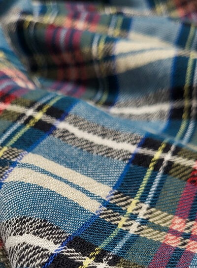 deadstock geweven checks - hele soepele katoen