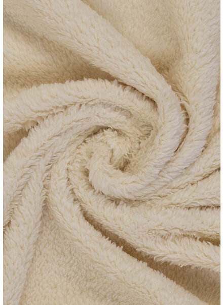 Swafing ecru - teddy fleece with microfleece inside - very soft
