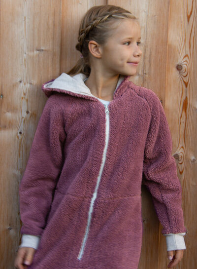 Swafing ecru - teddy fleece with microfleece inside - very soft