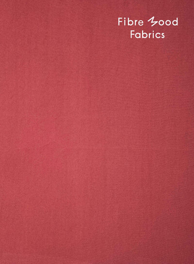 Fibremood warm red - woven viscose with tencel finish - URSULA, LILITH