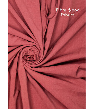 Fibremood warm red - woven viscose with tencel finish - URSULA, LILITH