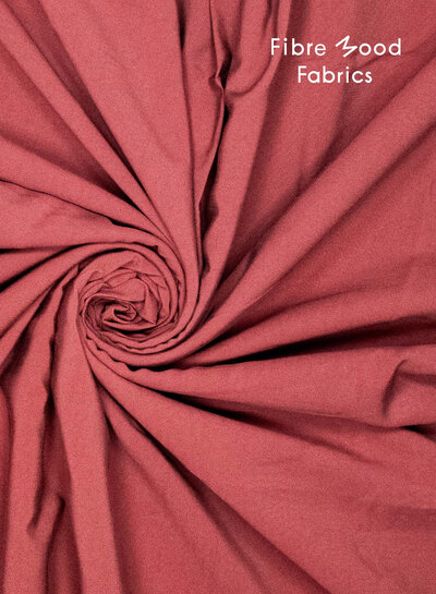 Fibremood warm red - woven viscose with tencel finish - URSULA, LILITH