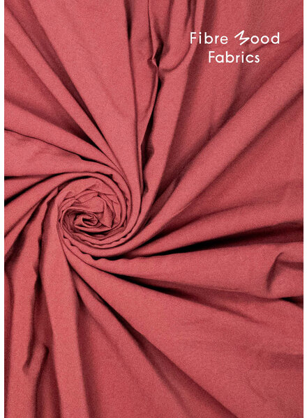 Fibremood warm red - woven viscose with tencel finish - URSULA, LILITH