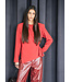 Fibremood warm rood - geweven viscose met tencel finish - URSULA, LILITH