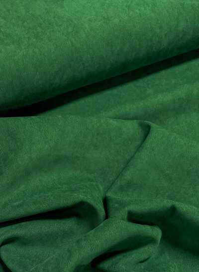 A la Ville donkergroen - prachtige velours met  twill binding
