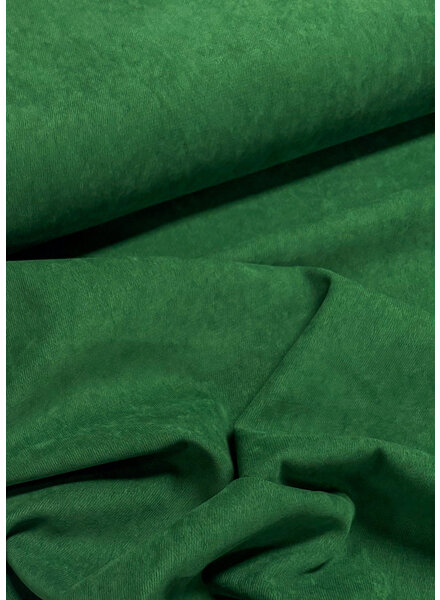 A la Ville donkergroen - prachtige velours met  twill binding