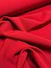 A la Ville red - stylish woven fabric - wrinkle-free - high quality (Italy)