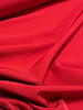 A la Ville red - stylish woven fabric - wrinkle-free - high quality (Italy)