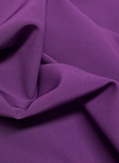A la Ville cardinal purple - stylish woven fabric - wrinkle-free - high quality (Italy)