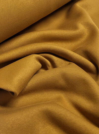 cognac - thick jogging, softly roughened on the inside n