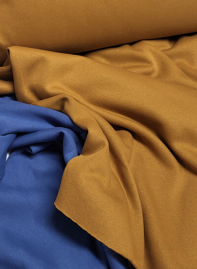 cognac - thick jogging, softly roughened on the inside n