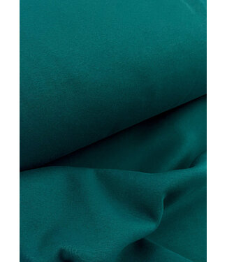 Madeline petrol green - thick jogging, softly roughened on the inside