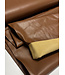 chocoladebruin -  soepel en zacht kunstleer kleding