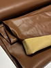 chocolate brown - supple and soft faux leather clothing