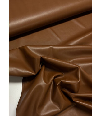 chocolate brown - supple and soft faux leather clothing