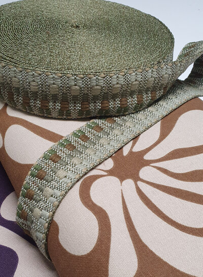 Madeline Cafe au lait - vintage leaves - canvas