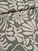 Madeline khaki - vintage leaves - canvas