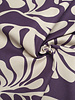 Madeline Eggplant - vintage leaves - canvas