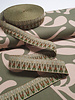 Ethnic bag strap khaki green shades 38mm