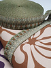 Etnic tassenband khaki groen tinten  38mm