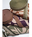 Etnic tassenband khaki groen tinten  38mm