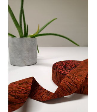 Ethnic bag strap rust tones 38mm