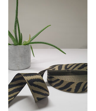 Tiger khaki bag strap - 38 mm