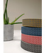 rood en wit - chevron - tassenband 38 mm