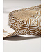 zand en beige - tribal - tassenband 38 mm
