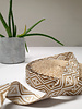 zand en beige - tribal - tassenband 38 mm