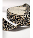 leopard tassenband ecru - 38 mm