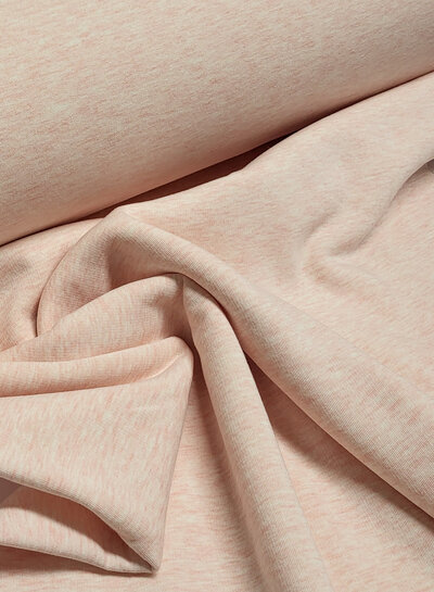 pink mottled - thick jogging, softly roughened on the inside