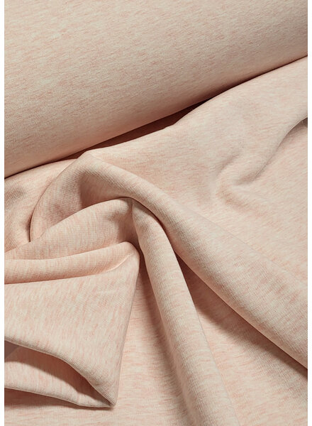 pink mottled - thick jogging, softly roughened on the inside