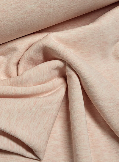 pink mottled - thick jogging, softly roughened on the inside