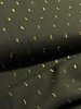 M. khakigroen touch of gold - geweven viscose