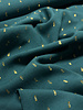 petrol green touch of gold - woven viscose