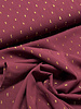 bordeaux touch of gold - geweven viscose