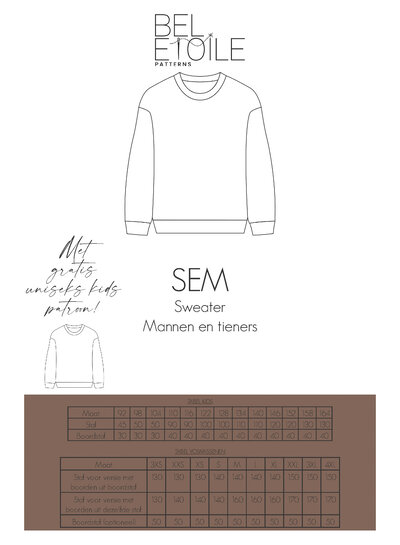Bel'Etoile Sem sweater - basic sweater voor mannen