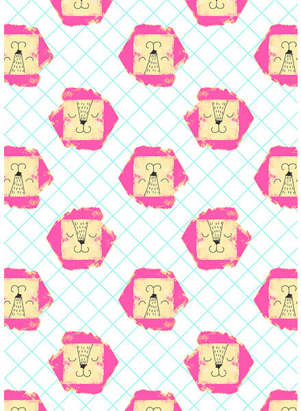 RJR Fabrics wilder ones - LION - cotton