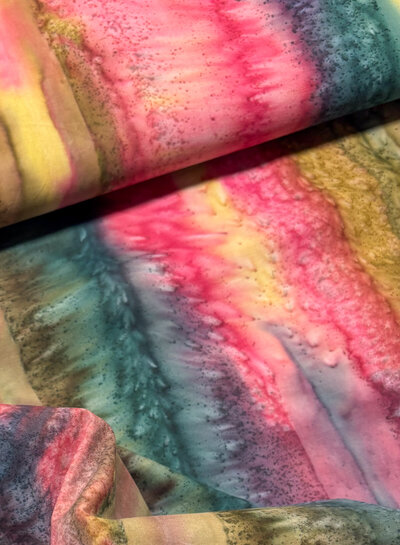 Shanti - multicolor - beautiful batik cotton