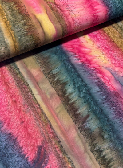 Shanti - multicolor - prachtige batik katoen