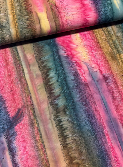 Shanti - multicolor - prachtige batik katoen