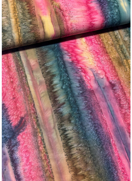 Shanti - multicolor - prachtige batik katoen