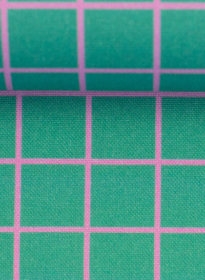 Madeline green pink happy story - canvas